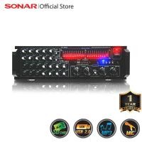 ราคา [ELECTROMATE] แอมป์ เพาเวอร์แอมป์ แอมป์ขยายเสียง แอมป์ขยาย พาวเวอร์มิกเซอร์ Power Mixer Amplifier PA รุ่น STA-DR202 blac (7960427104)