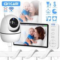 ราคา 5 นิ้ว LCD HD Baby Monitor พร้อม Pan Tilt ซูมกล้องเด็ก Security Two Way Audio Night Vision Wireless Babysitter พร้อมขาตั้ง (26829374533)