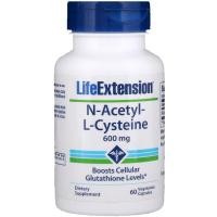 ราคา nacของแท้ พร้อมส่งnac!!!Life Extension, N-Acetyl-L-Cysteine, 600 mg, 60 Vegetarian Capsules (1763047786)
