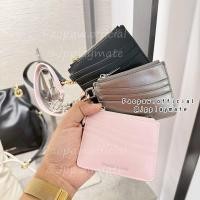 ราคา กระเป๋าใส่บัตร Charles & keith รุ่น Agatha Chain-Accent Wristlet Card Holder : CK6-50701580 แท้จากชอป 100% (42410348384)