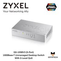 ราคา Switch (สวิตช์) Zyxel GS-105BV3 (5-Port) 1000Base-T Unmanaged Desktop Switch With 2-Level QoS ของใหม่ประกัน 3ปี (18512358721)