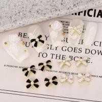 ราคา [10ชิ้น] หมีติดเล็บ หมี โบมุก หมีกุชชี่ 3D Cute Plaid Bow Tie Bear Nail Decorations Alloy (7472272252)