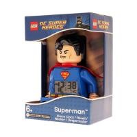 ราคา 9005701 : นาฬิกาปลุก LEGO DC Comics Super Heroes Superman Minifigure Light Up Alarm Clock (กล่องมีตำหนิ) (4754948807)
