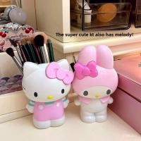 ราคา Sanrio Hello Kitty ที่ใส่ปากกาเครื่องเขียน My Melody แปรงแต่งหน้าชั้นเก็บกล่องเก็บเดสก์ท็อปของขวัญ (43811803533)