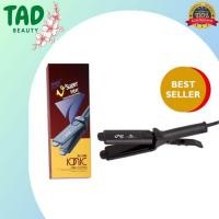 ราคา เครื่องหนีบผม ซุปเปอร์วี SuperV รุ่น SU 186 มีซี่หวี Super V Inter Ionic Hair Flatter SU186 มีฟัน หน้าเล็ก (กล่องน้ำตาล) (10795217968)
