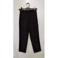 ราคา กางเกงผ้าฮานาโกะ เอวสูง ทรงเดฟ สีดำ Size S พร้อมส่ง (2759572042)