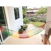 ราคา เปลถัก เชือกไนล่อน ถักมือ หนาแข็งแรง เปลนอน เปลญวน (3158470214)