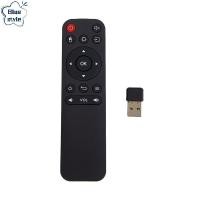 ราคา Bluestyle Universal 2.4G คีย์บอร์ดเมาส์ไร้สายรีโมทคอนโทรลพร้อมตัวรับสัญญาณ USB สําหรับ Android TV Box/Smart TV/ PC ใหม่ (57554320361)