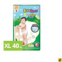ราคา เบบี้เลิฟ กางเกงผ้าอ้อมเด็ก เดย์ไนท์แพ้นท์ จัมโบ้ ขนาด XL 40 ชิ้น (44656089628)