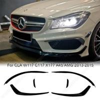 ราคา Front Bumper Lower Air Vent Canards For Mercedes Benz CLA Class W117 C117 CLA200 250 A45 AMG 2013-2 (45104675707)