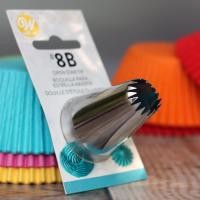 ราคา Wilton Buttercream Syringe Tip 8B Open Star Motif Original Stainless (43805721812)