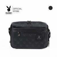 ราคา PLAYBOY รุ่น Explorers กระเป๋าสะพายข้างผู้ชาย รหัสST-B254PBM329-BK ดีไซน์ทรงเเมสเซนเจอร์ สี Pure Black (26693271938)