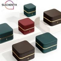 ราคา Suchenth กล่องเก็บแหวน หนัง PU กํามะหยี่ ทรงสี่เหลี่ยม หรูหรา สีทอง แฟชั่น สําหรับงานแต่งงาน (24673325304)