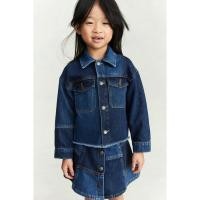 ราคา H&M(เอชแอนด์เอ็ม) เสื้อแจ็คเก็ตเดนิมทรงบ็อกซี่ เด็กผู้หญิง 1262090_1 (26874668026)