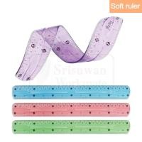 ราคา COKAI ไม้บรรทัดเยลลี่ คละสี 1 ชิ้น ไม้บรรทัดงอได้ ไม้บรรทัด Soft Twist Ruler บิดงอได้ Flexible Ruler RUJI (26007888456)