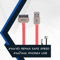 ราคา สายชาร์จ REMAX SAFE SPEED สายน้ำหอม IPHONE4 USB (1528728780)