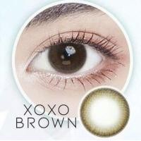 ราคา xoxo brown มินิ สีน้ำตาล Contact lens คอนแทคเลนส์ ค่าสายตา -6.00 สายตาสั้น ใส่ไปเรียน Lollipop เท่าตาจริง ฝาเหลือง สุภาพ (18604802318)