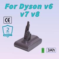 ราคา แบตเตอรี่สำหรับ Dyson V6 DC58 DC59 21.6V 3Ah รับประกัน 2 ปี (57054653022)