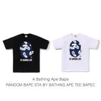 ราคา [พร้อมส่ง] เสื้อยืด A Bathing Ape Bape ลาย RANDOM BAPE STA BY BATHING APE TEE BAPEC ของแท้ % จากญี่ปุ่น (29484544752)