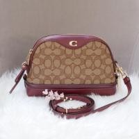 ราคา Coach Ivie crossbody แท้ สีแดง (1915699870)