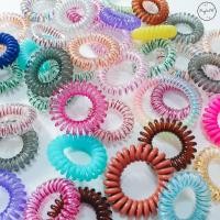 ราคา ยางรัดผมไม่เป็นรอย คืนตัวเมื่อแช่น้ำร้อนรุ่น Normal ยางมัดผม Ponytail hair ring (5892457582)