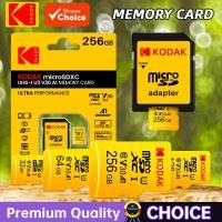 ราคา การ์ดหน่วยความจํา KODAK Red MicroSD ขนาด 32GB-256GB คลาส 10 U3 ความเร็วสูง 4K สําหรับโทรศัพท์ ใช้งานได้กับทุกรุ่น (57653547837)