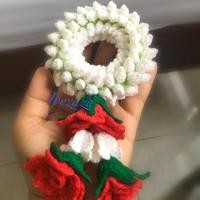 ราคา พวงมาลัยไหมพรมพวงมาลัยไหว้ผู้ใหญ่ (2457206021)