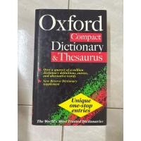 ราคา oxford compact dictionary & thesaurus มือสองไม่มีขีดเขียน (26417725303)