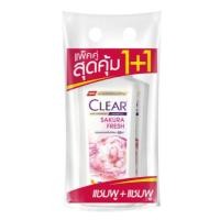 ราคา clear เคลียร์ แชมพูขจัดรังแค สูตรซากุระเฟรช 370 มล. แพ็คคู่(8851932463751) (29859011219)
