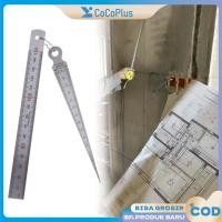 ราคา 2 ชิ้น/เซ็ต Taper Gauge Feeler 1-15 มม.สแตนเลสกระบอก Bore Gauge 150 มม.สําหรับเหล็กวัดด้วยไม้บรรทัดเหล็ก (57300468024)
