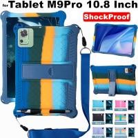 ราคา for Tablet Galaxy Tab M9pro M9 Pro 10.8 Inch Android Tablet PC Soft Shockproof Solid Color Back Stand Cover Protective Shell (27985601140)