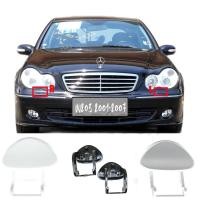 ราคา ฝาครอบเครื่องซักผ้าไฟหน้าสําหรับ 01-07 Mercedes-Benz C class W203 Fit C180 C200 C220 C240 C280 C320 C350 C32 ไฟหน้าสเปรย์ Noseauto ชิ้นส่วนรถตกแต่ง (46855129532)