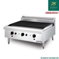 ราคา BERJAYA เตาย่างแบบหินลาวา เตาย่างแก๊ส 3หัวแก๊ส 45,000 BTU/HR (600x790x350มม) BER1-CB3B-17 (18088968380)