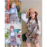 ราคา เสื้อเชิ้ตเสื้อแขนยาว เสื้อเชิ้ตแขนยาว+ เอี๊ยมกางเกง เอี๊ยมขาสั้น เอี๊ยมผ้าทอลายหมี (11220340877)