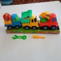 ราคา ของเล่นรถวิศวกร DIY รถก่อสร้างเอนจิเนียร์ รถปูน รถดั้ม รถมือแม็คโคร รถคละแบบ (8109444130)