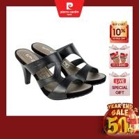 ราคา [Size 35 - 39] Pierre Cardin รองเท้าผู้หญิง รองเท้าส้นสูง นุ่มสบาย ผลิตจากหนังแท้ สีดำ รุ่น 23SS299 (22913967045)