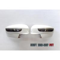ราคา ครอบกระจกมองข้างมีไฟ SUZUKI SWIFT ปี 2012-2017 งานFiTT สีขาวมุก ไฟหรี่Barสีฟ้า ไฟเลี้ยววิ่งLED (ARROW)(SANQ)(ขายเป็นคู่) (20985781579)