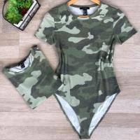 ราคา Forever 21 bodysuit camo print (1774201859)