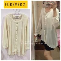 ราคา เสื้อแขนยาว เว้าหลัง forever21 แท้ (5711003647)