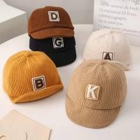 ราคา [พร้อมส่ง] หมวกเด็ก 5เดือน - 3ปี รอบหัว:48-50 cm. หมวกแก๊ป (Cap) ผ้าลูกฟูกปักฟอนต์ "A, B, D, G, K" ตัวปรับขนาดแบบสายรูด (22850147653)