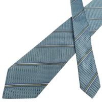 ราคา เนคไท Ermenegildo Zegna Silk Light Blue Stripe Italy เนคไทแบรนด์เนม ของแท้ (44011597631)