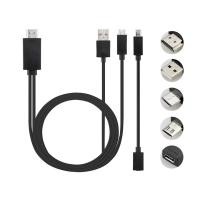 ราคา micro usb 5 pin & 11 pin mhl to hdmi 1080 p hd สายเคเบิ้ลอะแดปเตอร์ทีวีสําหรับ android phone (1163517091)