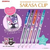 ราคา Zebra Sarasa Clip Gel Ballpoint Pen, 0.5mm, Sanrio My Melody & Kuromi 50th Anniversary, 5-Color Set, JJ15-MMKU-5C Direct from japan (57953074108)