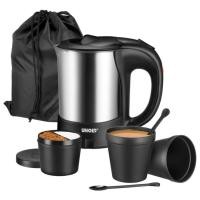ราคา UNOLD Travel Kettle 0.5 lit. กาต้มน้ำไฟฟ้า 0.5 ลิตร รุ่น 18575 (Stainless/Black) (483529678)