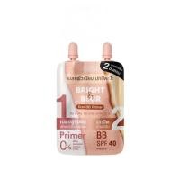ราคา ศศิ ดูโอ้ บีบี ไพร์มเมอร์ 3 กรัม + 3 กรัม Sasi Bright & Blur Duo BB Primer ปกปิด หน้าเนียน คุมมัน (14678459586)