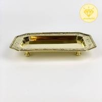 ราคา ถาดทองเหลือง (ยาว 11 นิ้ว กว้าง 7 นิ้ว) ถาดรองเสริฟ มีขนาดเดียว (15406967400)