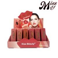 ราคา {24แท่ง} Kiss Beauty Matte Color Lipstick ลิปสติกแมทต์ เรียบเนียน ริมฝีปากสีสวยชัด no.35767 (28887938585)