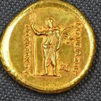 ราคา กรีซโบราณโรมันแฮนด์เมดเหรียญทองโบราณสองด้านภาพเหรียญเก่าวัตถุคอลเลกชันที่ระลึกเก่าโบราณสุ่ม 1025 (54005284151)