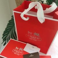 ราคา ถุงกระดาษ พร้อมกล่องและการ์ดแบรนด์coach (2451088180)