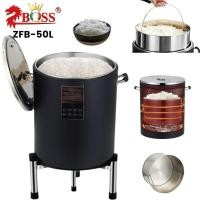 ราคา หม้อหุงข้าวขนาดใหญ่ 50ลิตร หม้อนึ่งข้าวสแตนเลส ZBF-50L (26959471847)